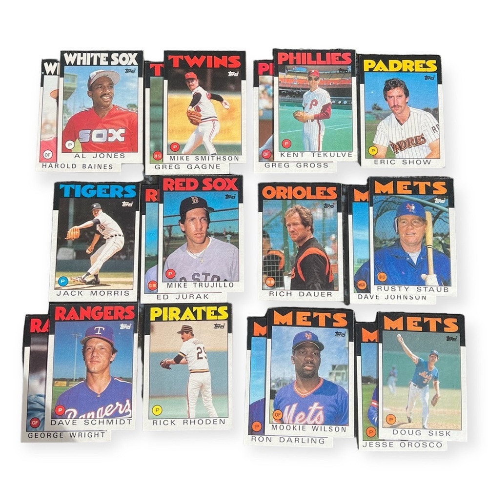 Topps 1986 Baseball Trading Cards